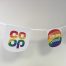Bespoke Branded Bunting for Co-op Pride